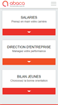 Mobile Screenshot of abaca-formation.com
